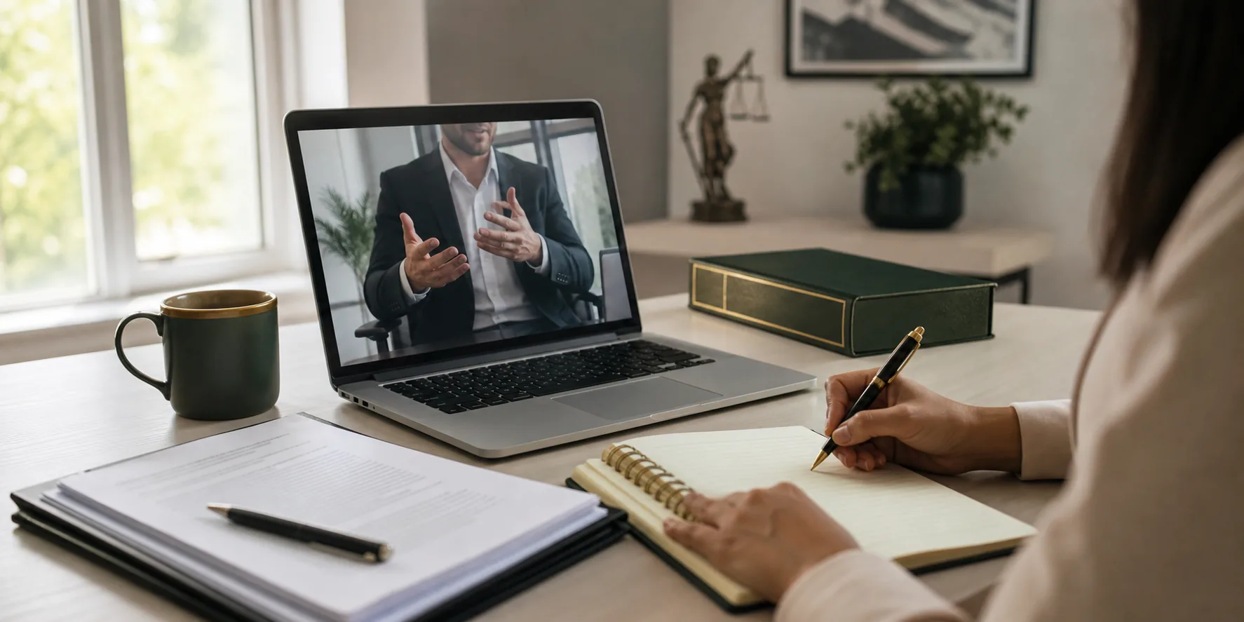 Atendimento jurídico online com praticidade e segurança